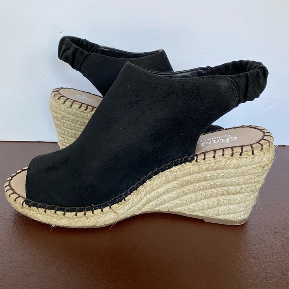 CHARLES BY Nadia Epsadrille Wedges Size 7.5 - Picture 4 of 9